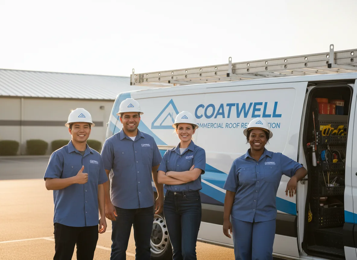 Commercial roof coating company in Fish Creek, WI